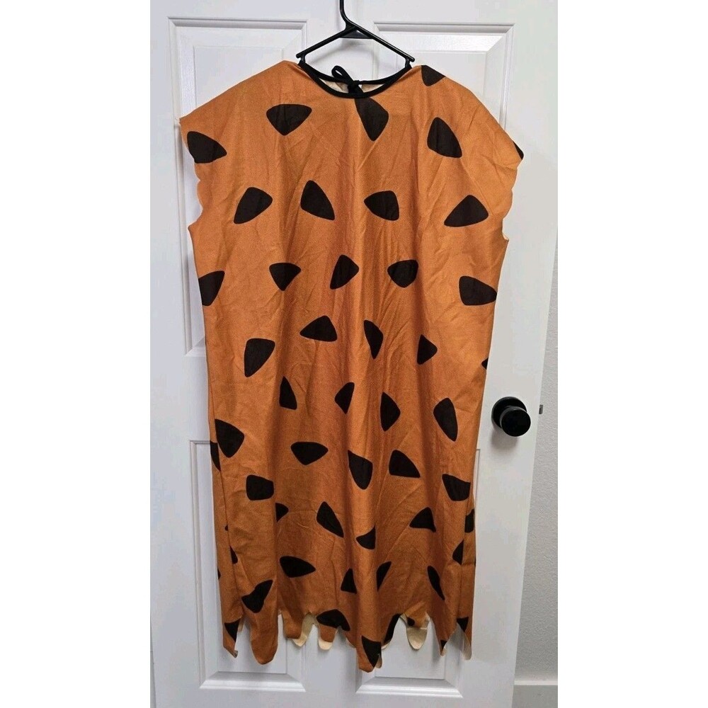 Vintage 1999 Rubie's Fred Flintstone Adult Halloween Costume Tunic